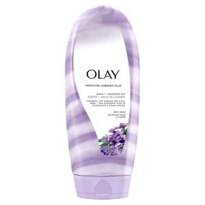 Olay Body Wash for Women, Moisture Ribbons Plus, Deep Conditioning & Moisturizing Formula, Long Lasting Smooth Soft Skin, For All Skin Types, Shea Butter & Lavender Oil Scent, 18 fl oz(Shea + Lavender Oil)