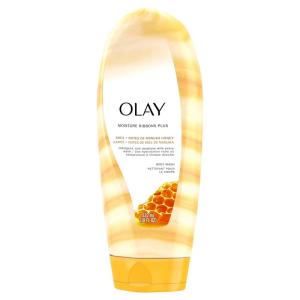 Olay Body Wash for Women, Moisture Ribbons Plus, Deep Conditioning & Moisturizing Formula, Long Lasting Smooth Soft Skin, For All Skin Types, Shea Butter & Lavender Oil Scent, 18 fl oz(Shea Butter & Manuka Honey)
