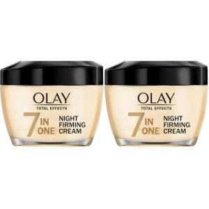 Olay Total Effects Night Firming Cream Face Moisturizer, 1.7 oz(1.7 Fl Oz (Pack of 2))
