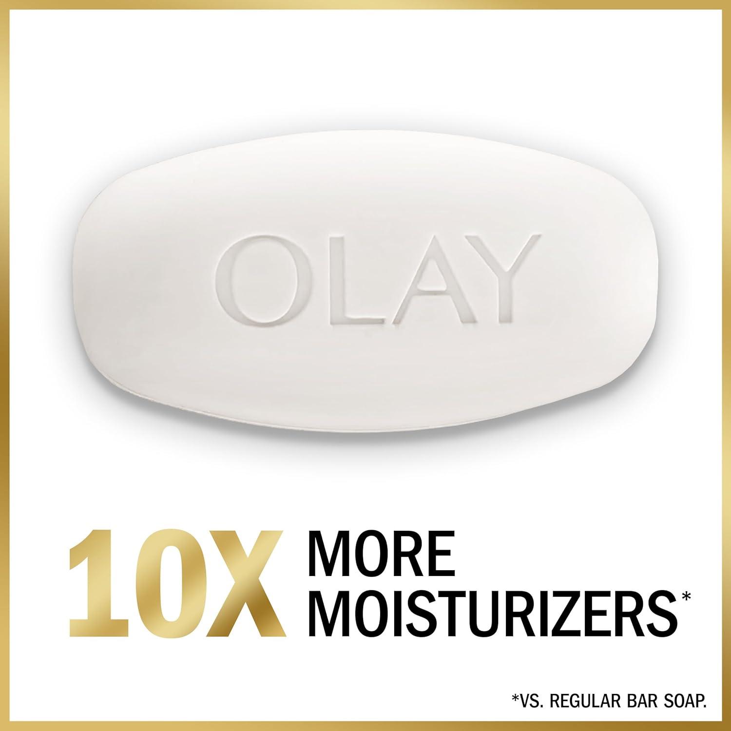 imageOlay Moisture Outlast Ultra Moisture Shea Butter Beauty Bar with Vitamin B3 Complex 375 oz 8 count299 Ounce Pack of 4