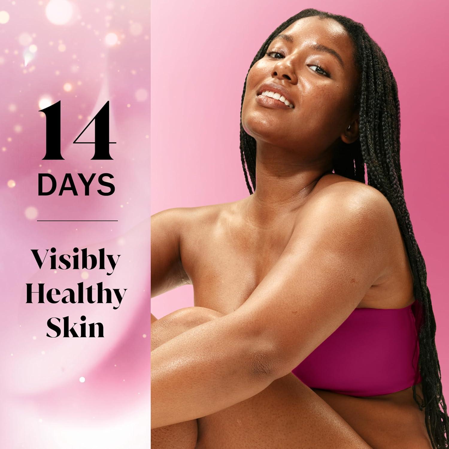 imageOlay Body Wash for Women Hydrating amp Moisturizing Holiday Edition With Plant Based Cleansers B3 Complex For All Skin Types Fireside Fir with Fresh Spruce amp Sandalwood Scent 22 fl ozChampagne Blush with Berries Sugared Rim Rose Petals