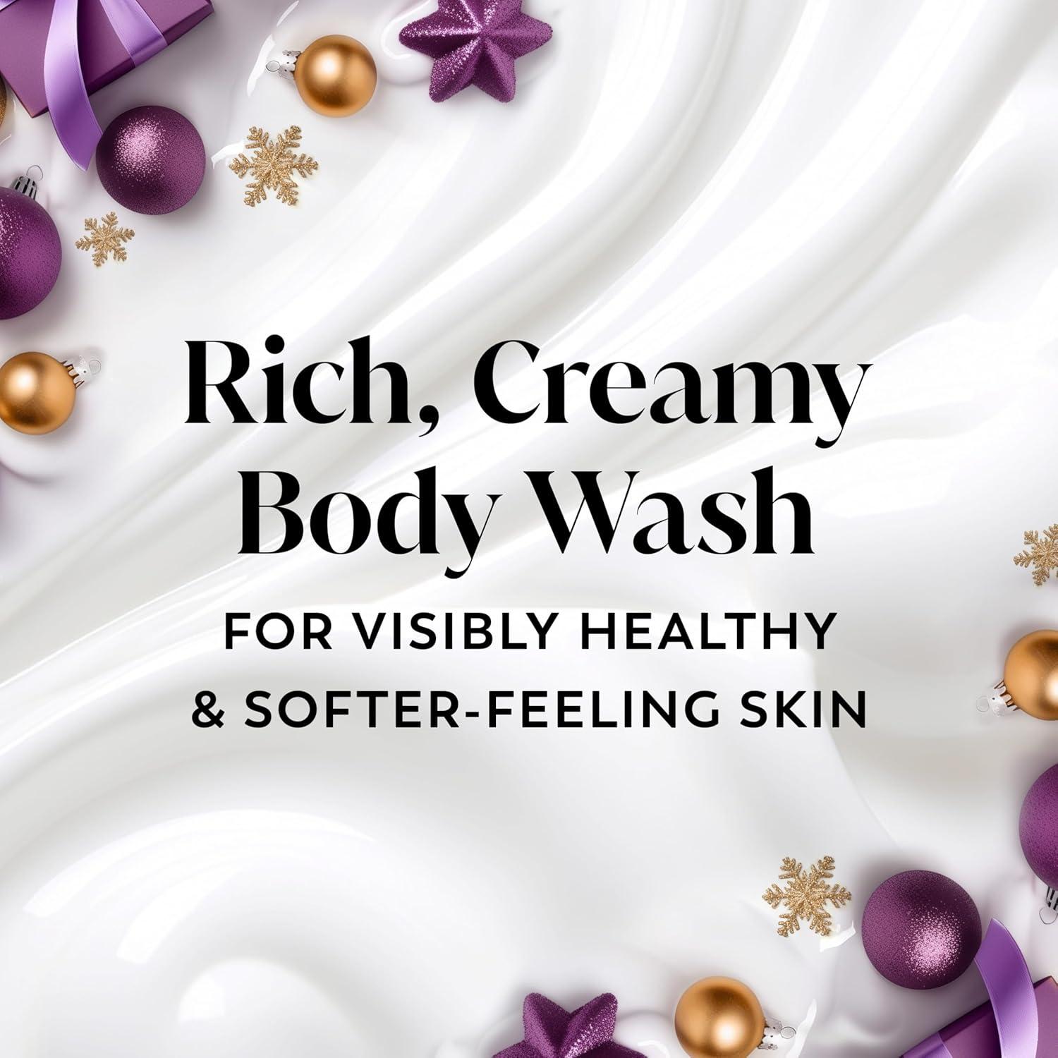 imageOlay Body Wash for Women Hydrating amp Moisturizing Holiday Edition With Plant Based Cleansers B3 Complex For All Skin Types Fireside Fir with Fresh Spruce amp Sandalwood Scent 22 fl ozVisions of Sugarplums with Spiced Fruit Warm Amber