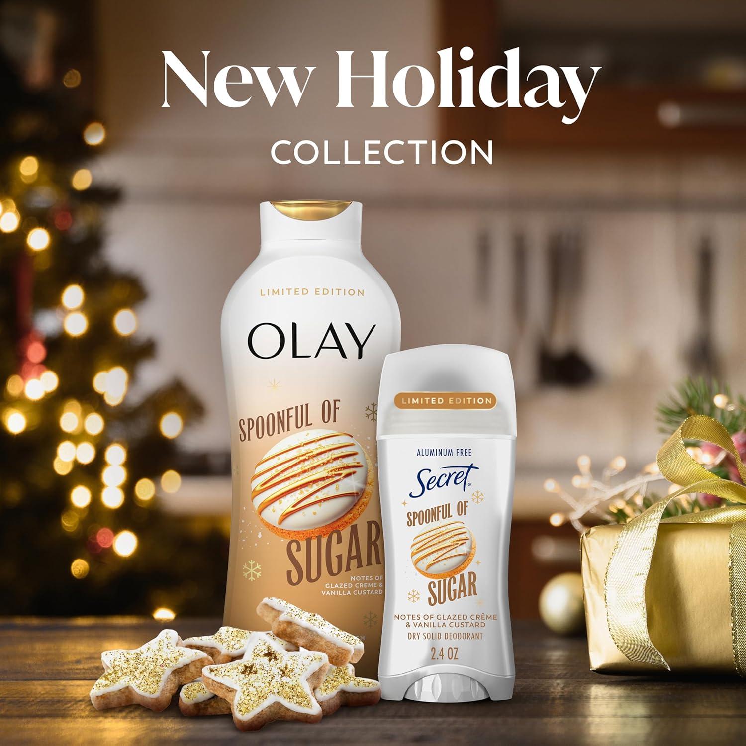 imageOlay Body Wash for Women Hydrating amp Moisturizing Holiday Edition With Plant Based Cleansers B3 Complex For All Skin Types Fireside Fir with Fresh Spruce amp Sandalwood Scent 22 fl ozVanilla