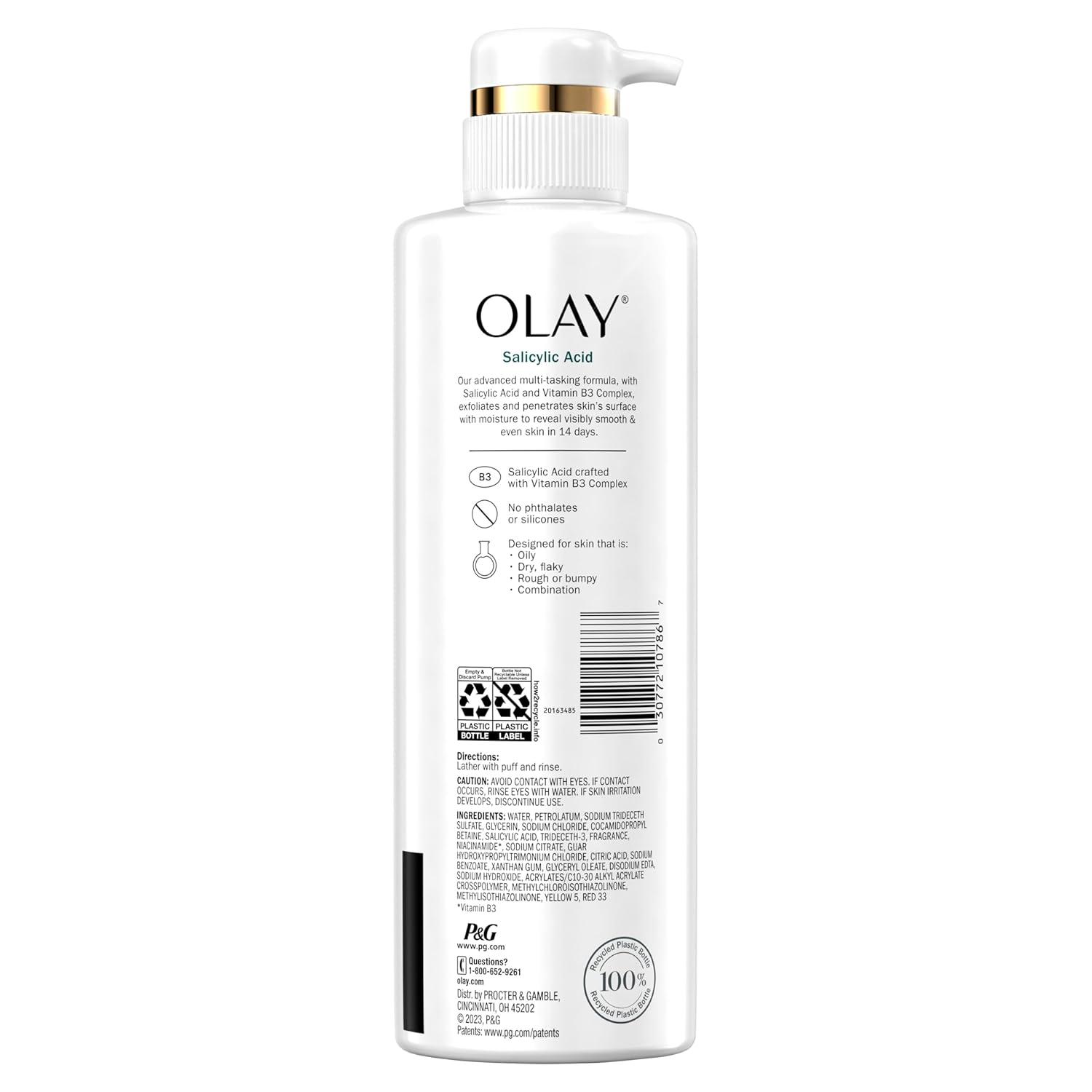 imageOlay Skin Solutions Hydrating Body Wash for Women with Salicylic Acid 179 fl oz Pack of 4