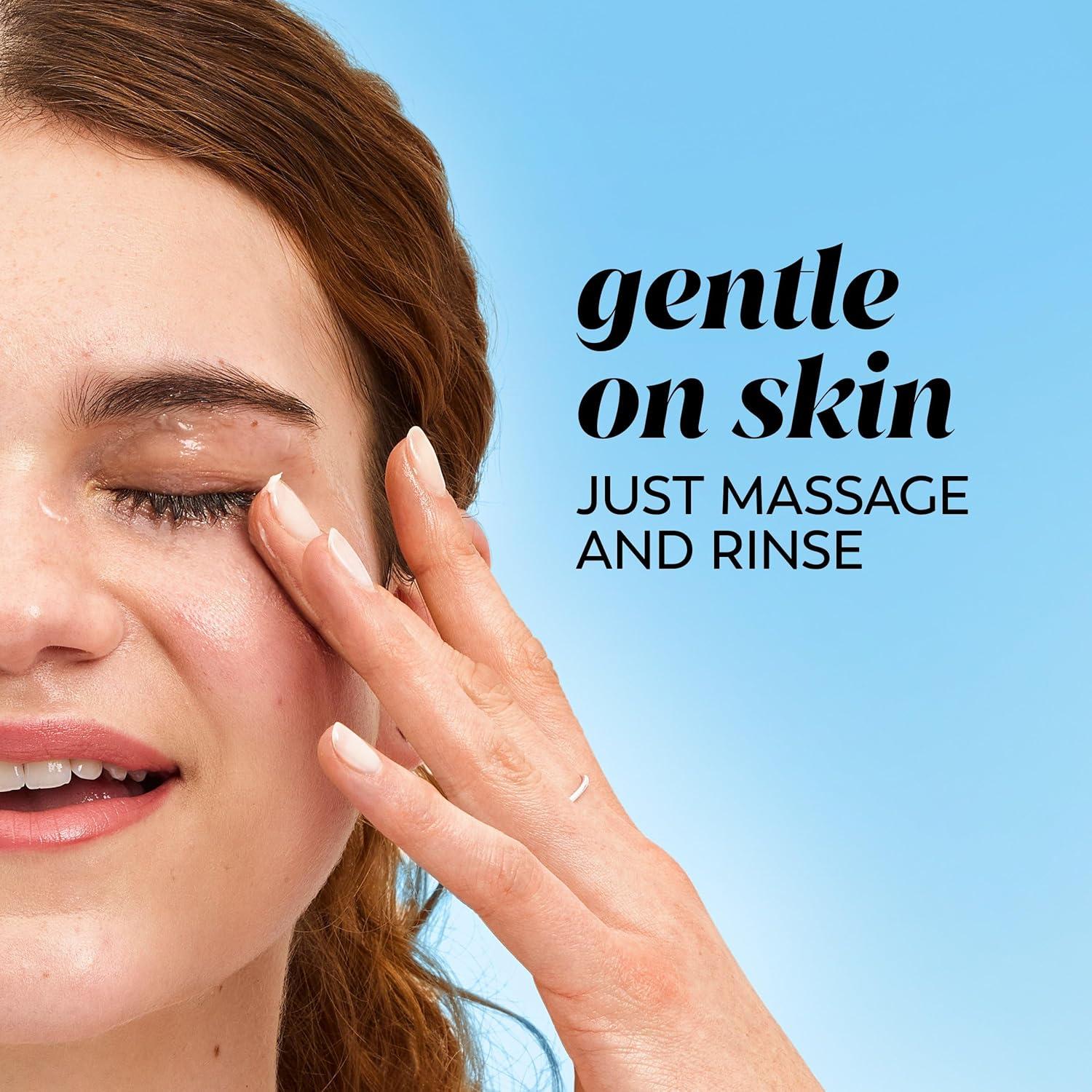 imageOlay Gentle Cleansing Balm Makeup Remover Fragrance Free 34 fl oz Hydrating Face Cleanser Removes Makeup Sunscreen and Oil