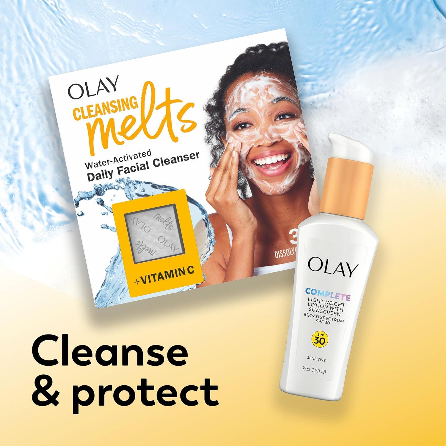 imageOlay Invisible Sunscreen SPF 35 100 Invisible Facial Sunscreen and Makeup Primer FragranceFree Weightless No White Cast Broad Spectrum Sun Protection with Vitamin C amp E Aloe Vera 17 Oz25 Fl Oz Pack of 4