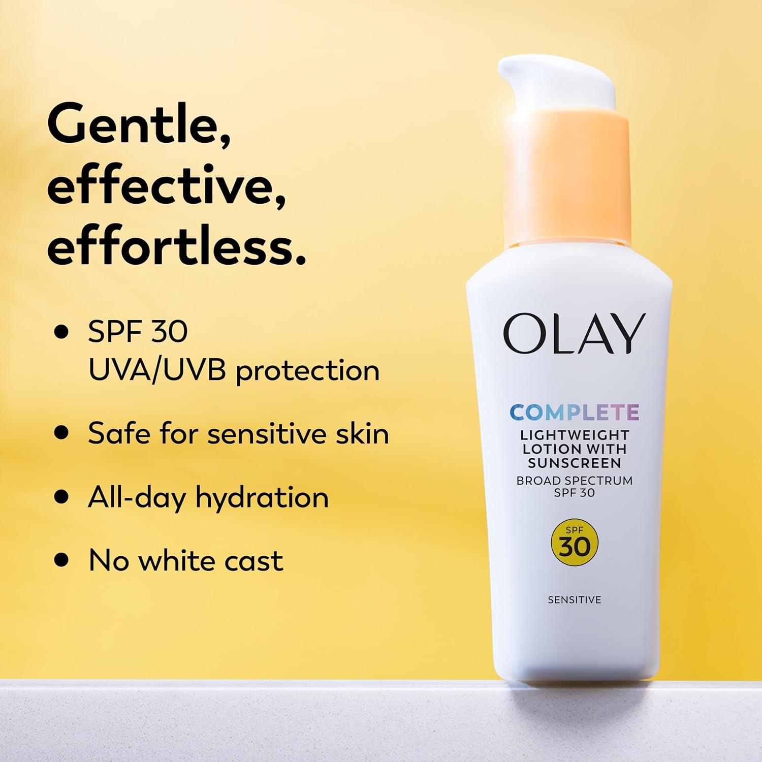 imageOlay Invisible Sunscreen SPF 35 100 Invisible Facial Sunscreen and Makeup Primer FragranceFree Weightless No White Cast Broad Spectrum Sun Protection with Vitamin C amp E Aloe Vera 17 Oz25 Fl Oz Pack of 4