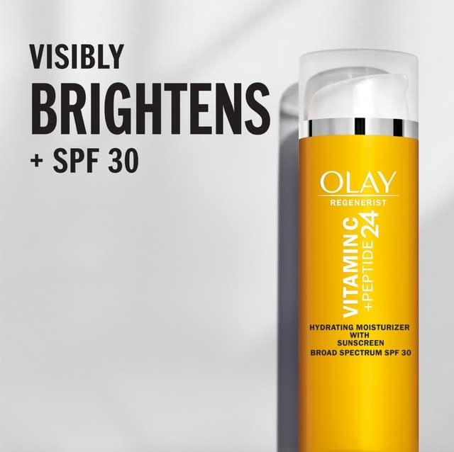 imageOlay Vitamin C Hydrating moisturizer with sunscreen SPF 30 17 Oz17 Fl Oz Pack of 1
