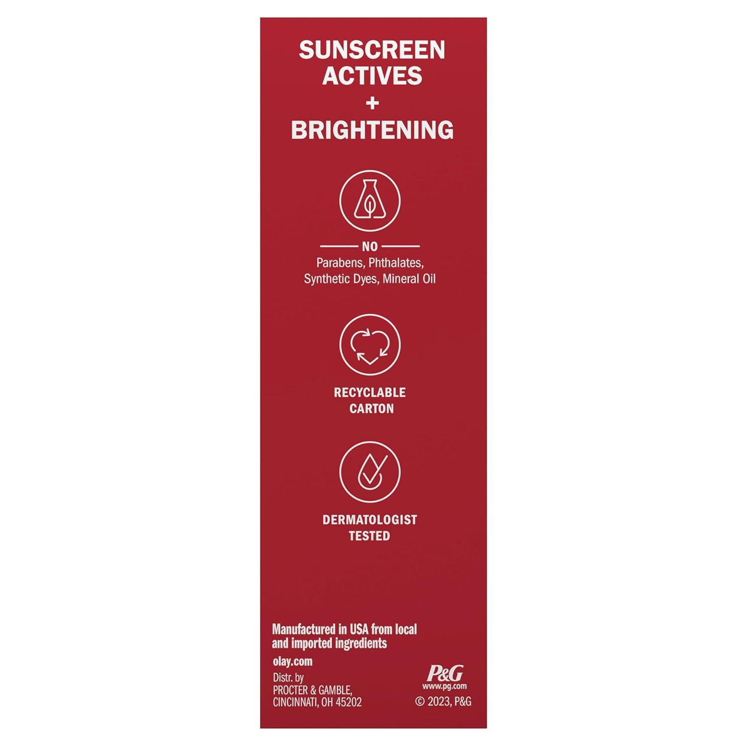 imageOlay Vitamin C Hydrating moisturizer with sunscreen SPF 30 17 Oz17 Fl Oz Pack of 2