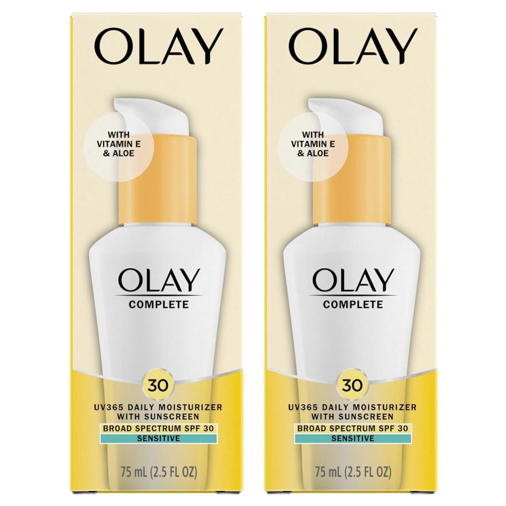 imageOlay Invisible Sunscreen SPF 35 100 Invisible Facial Sunscreen and Makeup Primer FragranceFree Weightless No White Cast Broad Spectrum Sun Protection with Vitamin C amp E Aloe Vera 17 Oz25 Fl Oz Pack of 2