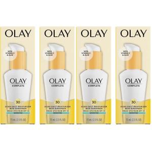 Olay Invisible Sunscreen, SPF 35, 100% Invisible Facial Sunscreen and Makeup Primer – Fragrance-Free, Weightless, No White Cast Broad Spectrum Sun Protection with Vitamin C & E, Aloe Vera, 1.7 Oz(2.5 Fl Oz (Pack of 4))