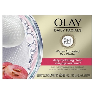 Olay 4-In-1 Daily Facial Cloths, Normal Skin 33 Count, Packaging May Vary(1)