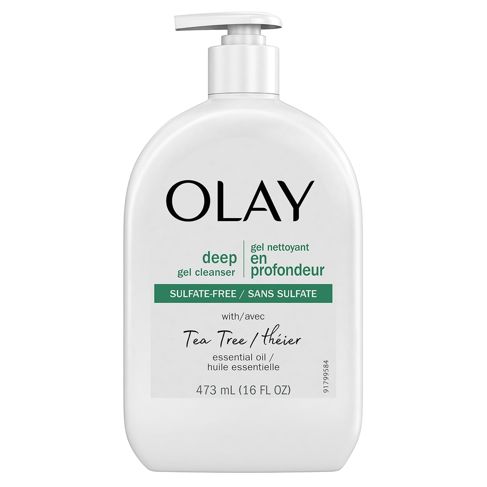 image:imageOlay Deep Gel Cleanser with Tea Tree Essential Oil 16 Oz