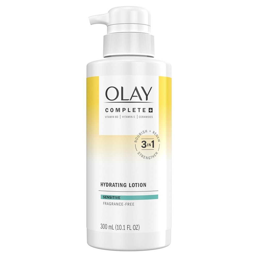 image:imageOlay Complete Hydrating Lotion FragranceFree 101 FL OZ 3in1 Nourishing Face Moisturizer for All Skin Types with Vitamin B3 Vitamin E and Ceramides